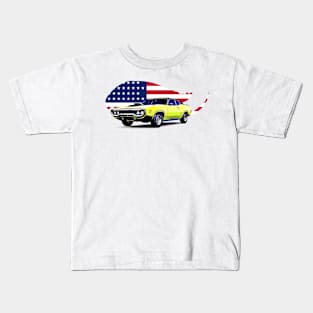 Plymouth GTX USA Print Kids T-Shirt